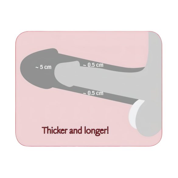 Nature Skin - пенис удължител с пръстен - реалистичен