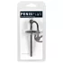 Penisplug - пенис плъг със силиконов пръстен за глава - кух дилатор, черен