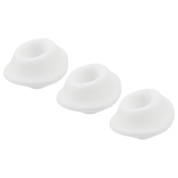Womanizer Premium S комплект накрайници - бял (3 бр.)