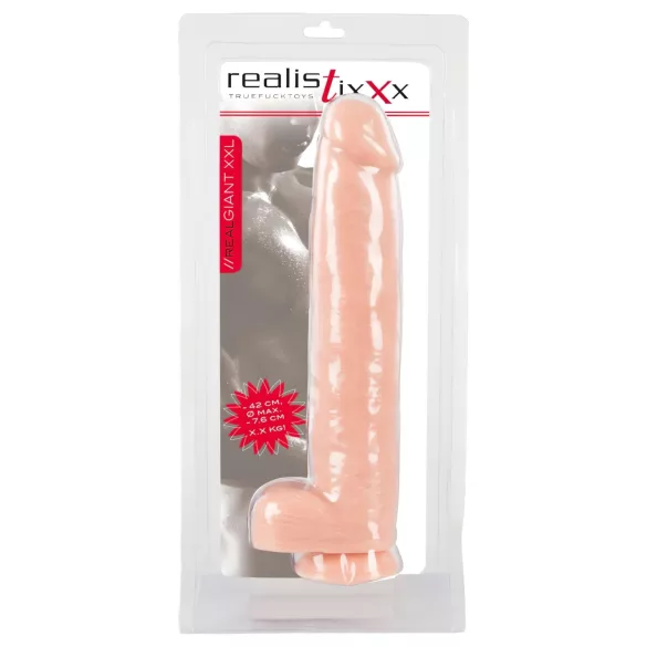 realistixxx Giant 3XL - реалистично дилдо (42 см, телесен цвят)