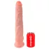 King Cock - голям дилдо с тестиси - 35см - натурален