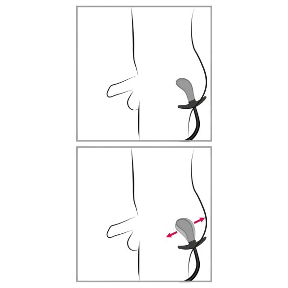 You2Toys - анален разширител с топчета и помпа - черен