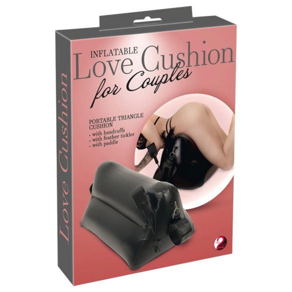 You2Toys Love Cushion - Надуваем комплект възглавници за секс (черно)