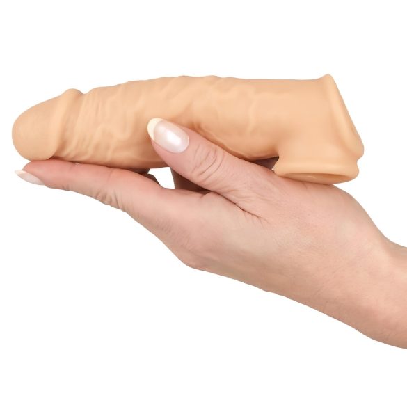 Realistixxx - пенис удължител с пръстен - 16 см - телесен цвят