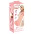 Nature Skin - 2в1 изкуствена вагина и пенис ръкав (натурален)