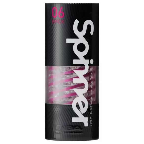 TENGA Spinner Brick - мастурбатор за мъже - прозрачен