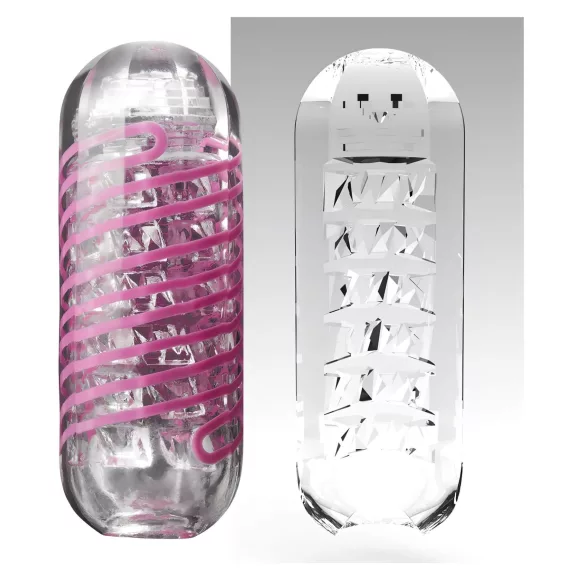 TENGA Spinner Brick - мастурбатор за мъже - прозрачен