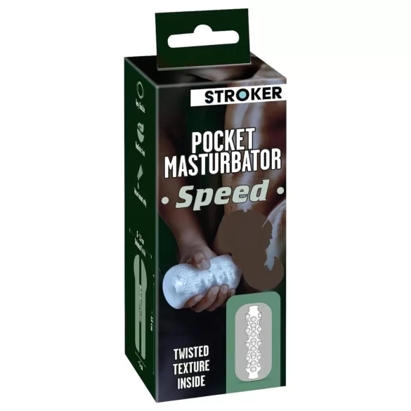 STROKER Speed - вагина за мъже - мастурбатор дупе - прозрачен