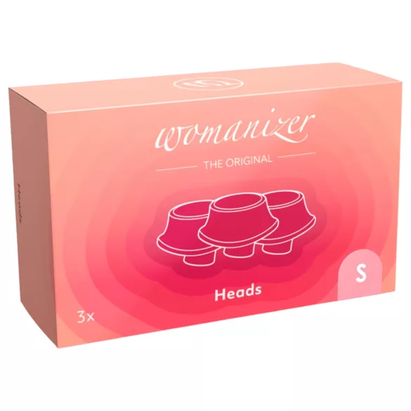 Womanizer Premium Eco - резервни накрайници за стимулация - розови - 3 броя