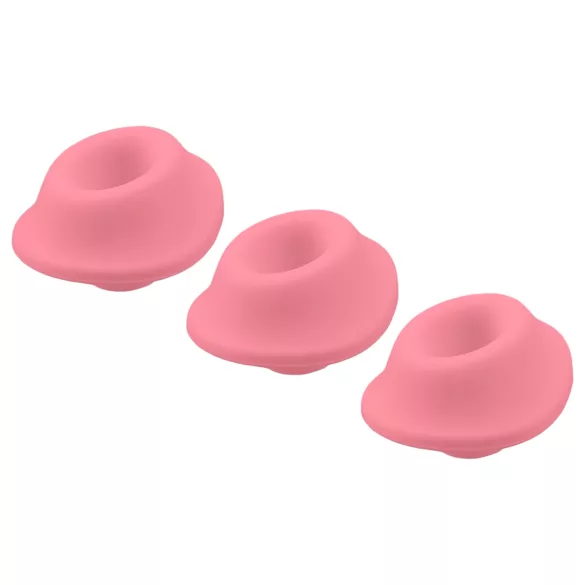 Womanizer Premium Eco - резервни накрайници за стимулация - розови - 3 броя