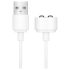 Вуманайзер - магнитен USB кабел за зареждане (бял)