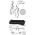 You2Toys Бондаж анален плъг (149g) + БДСМ въже (10m)