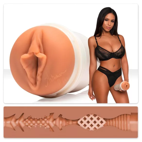 Fleshlight Autumn Falls Cream - вагина с реалистично усещане - натурален цвят