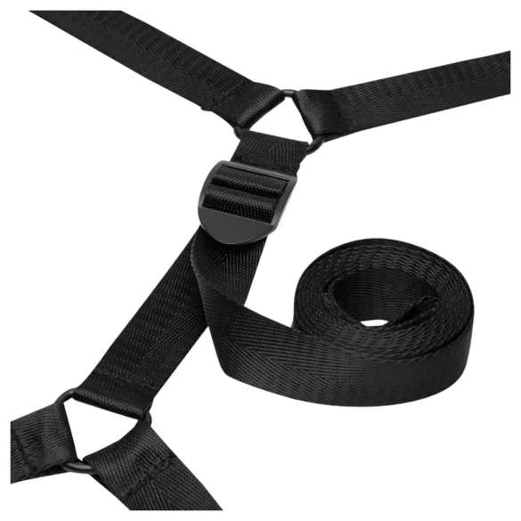 Fifty Shades of Grey - комплект белезници - черно-червен