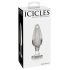 Icicles No. 26 - конусовиден стъклен анален плъг (прозрачен)