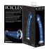 Icicles No. 29 - спираловидно стъклено дилдо за пенис (синьо)