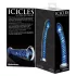 Icicles No. 29 - стъклено спираловидно дилдо за пенис - син