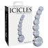 Icicles No. 66 - извитo, кълбовидно стъклено дилдо (прозрачно)