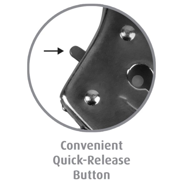 Fetish Fantasy - метални белезници - сребристи