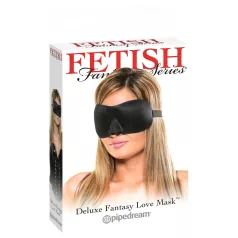   Fetish Deluxe Fantasy - широка мека маска за очи - черна