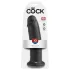 King Cock - дилдо с вендуза - 25см - черен
