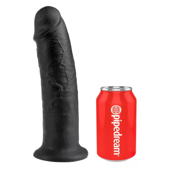 King Cock - дилдо с вендуза - 25см - черен