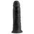 King Cock - дилдо с вендуза - 25см - черен
