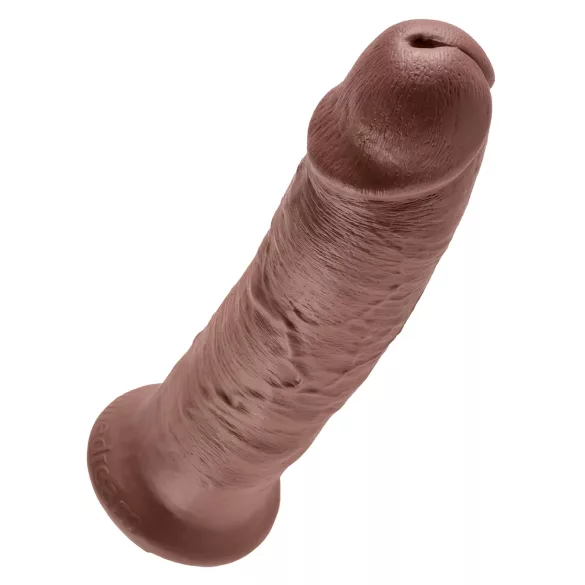 King Cock - дилдо с голяма вакуумна основа - 25см - кафяв
