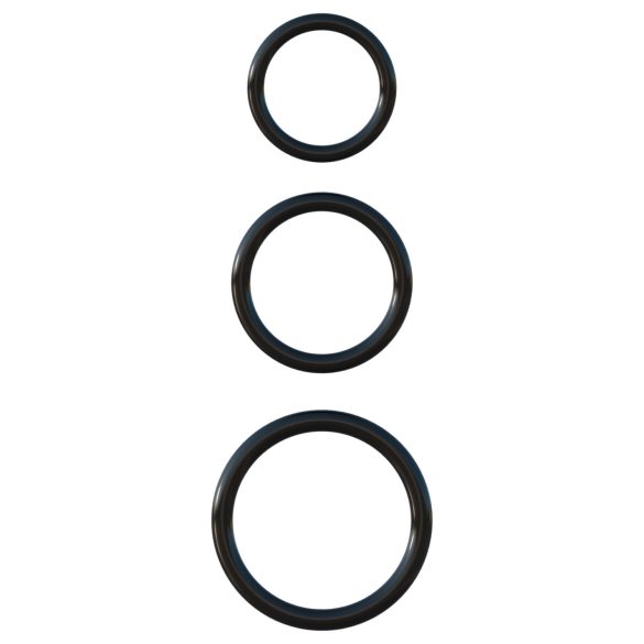 Fantasy C-Ringz - комплект черни пенис пръстени