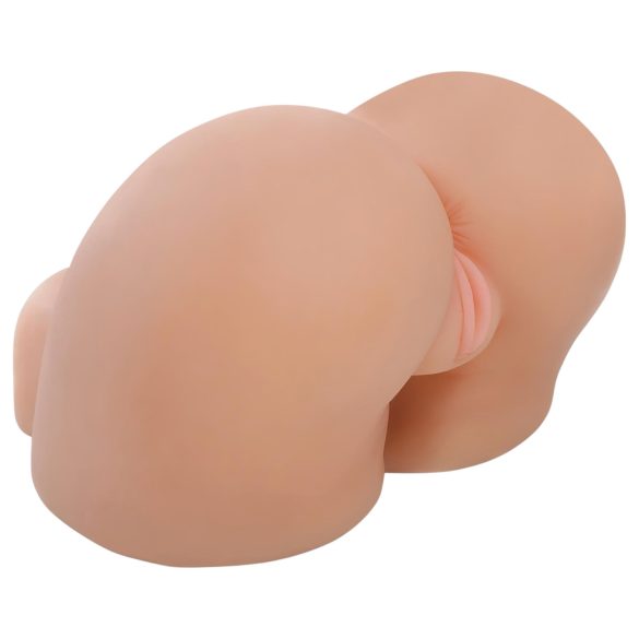 Fuck Me Silly Petite - вагина и дупе мастурбатор - натурален цвят