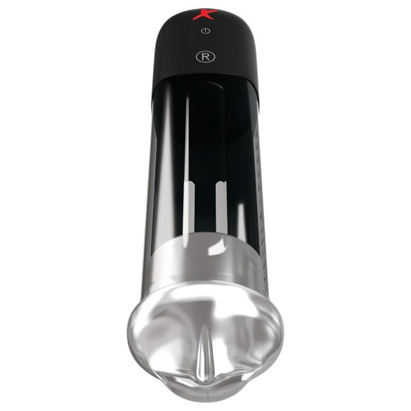 PDX Blowjob - автоматична пенис помпа с устни - черна