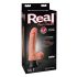 Real Feel Deluxe No.1 - реалистичен вибратор със скротум (естествен)