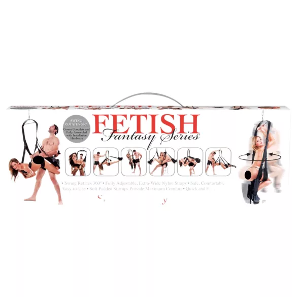Fetish Fantasy - секс люлка с 360° въртене - черна