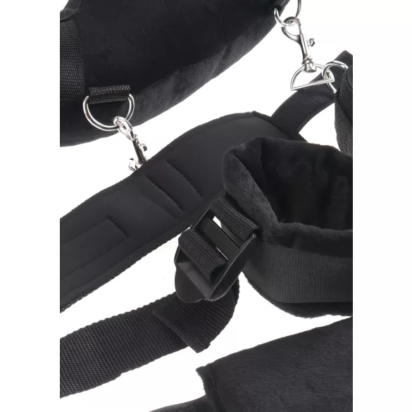 Pipedream - Фетиш майстор на позициите - BDSM комплект за връзване (черен)