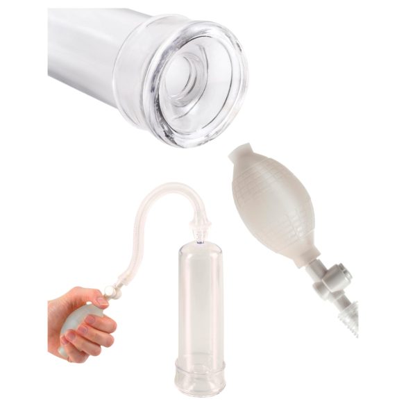 Pump Worx Beginner's - помпа за пенис - прозрачна