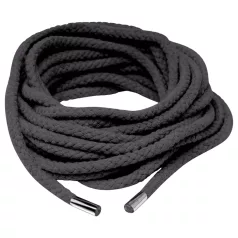   Fetish Silk Rope - въже за бондаж Shibari - 10м - черно