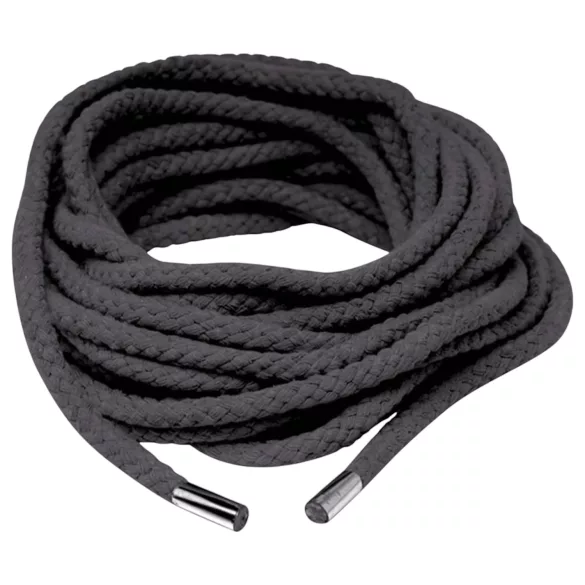 Fetish Silk Rope - въже за бондаж Shibari - 10м - черно