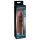 X-TENSION Mega 2 - реалистичен пенис удължител (20,3 см) - тъмен натурален цвят