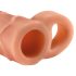 X-TENSION Perfect 2 - пенисна обвивка с ринг (19 см) - натурален