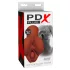 PDX Pick Your Pleasure - 2в1 реалистичен мастурбатор (кафяв)