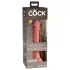 King Cock Elite - реалистично дилдо с вакуумна основа 18см - телесен цвят
