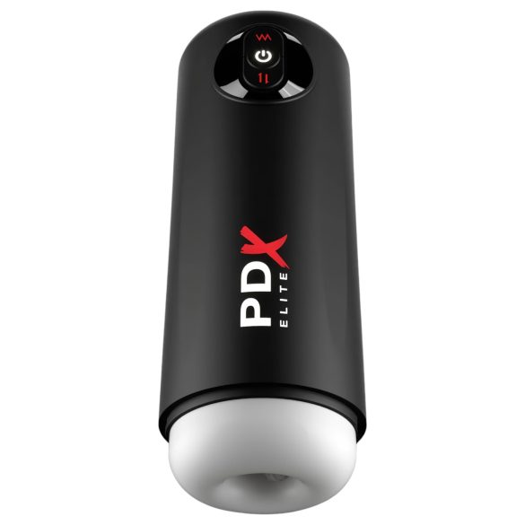 PDX Elite Moto Milker - черен потапящ вибратор за мъже