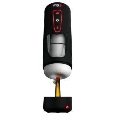   PDX Elite - мъжки мастурбатор с подгряване - черен