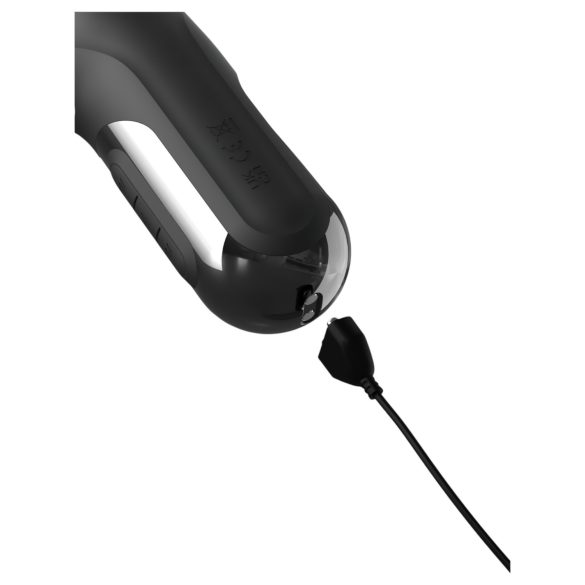 Фетиш - 3 мотора тласкащ вибратор (черен)