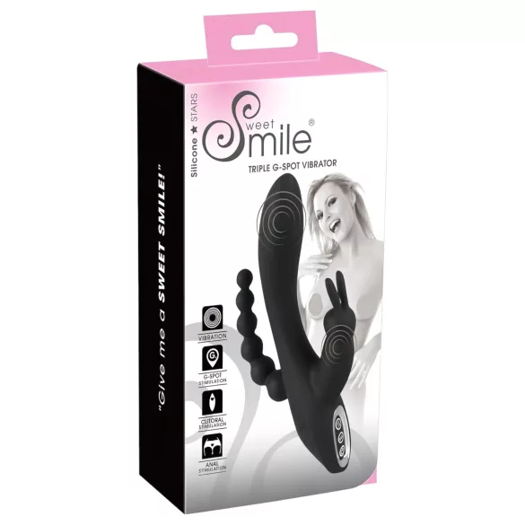 SMILE Triple - вибриращ масажор с 3 накрайника