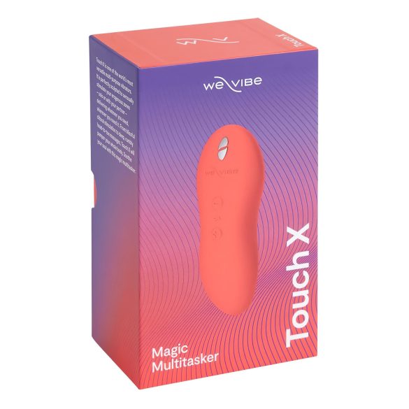 We-Vibe Touch X - акумулаторен, водоустойчив клиторен вибратор (коралов)