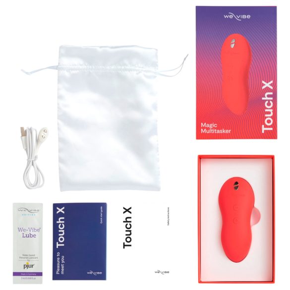 We-Vibe Touch X - презареждащ се вибратор за клитор - водоустойчив - корал