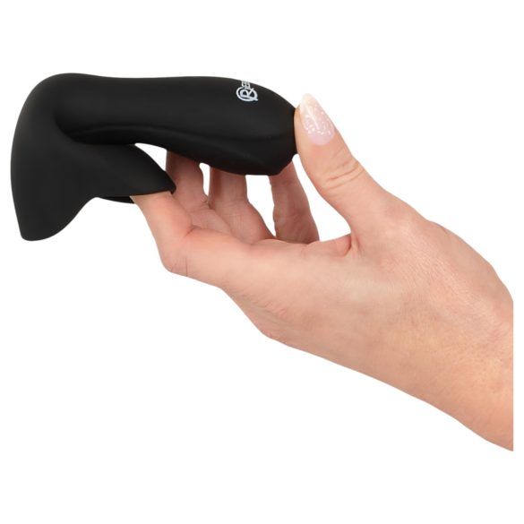 Rebel - вибратор за главичка с дилатор - черен