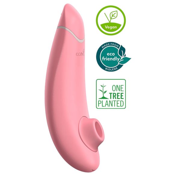 Womanizer Premium Eco - акумулаторен клиторстимулатор с въздушни вълни (розов)