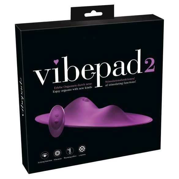 VibePad 2 - вибриращ орален вибратор възглавница - лилав
